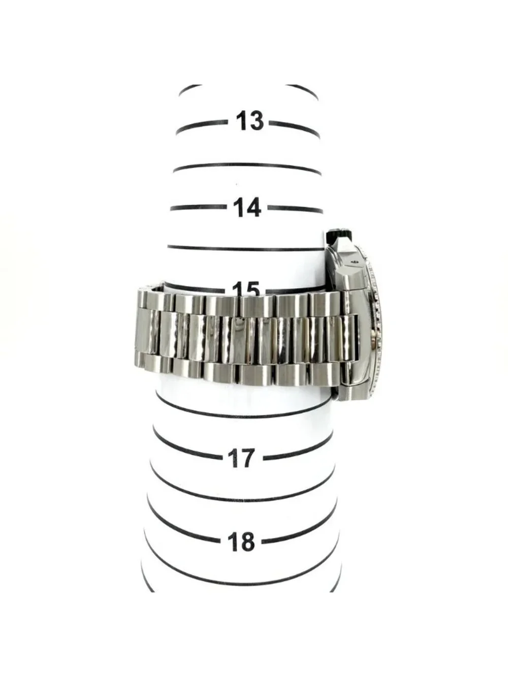 Gucci Big Financial Watch Date Dive Quartz Green Dial Stainless Steel Silver